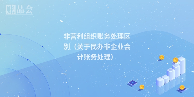 非营利组织账务处理区别（关于民办非企业会计账务处理）