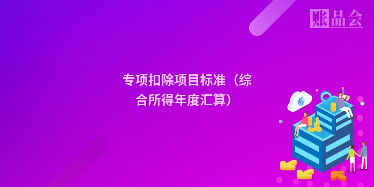 专项扣除项目标准（综合所得年度汇算）