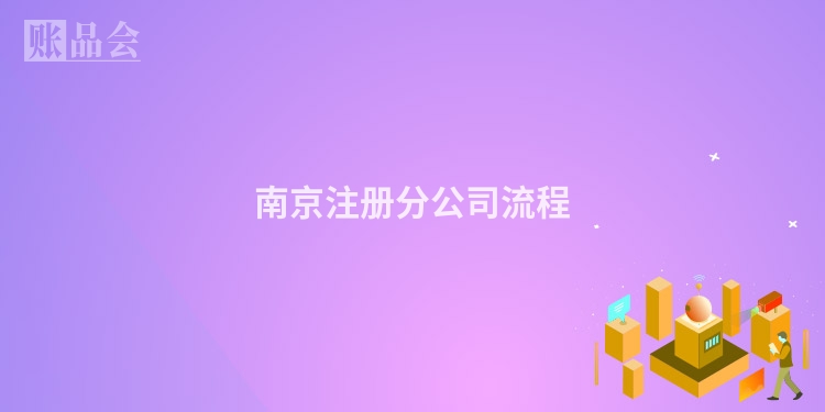 南京注册分公司流程