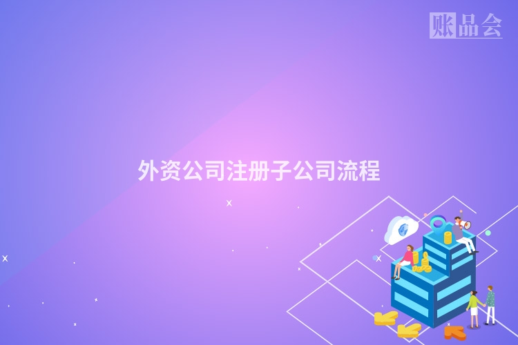 外资公司注册子公司流程